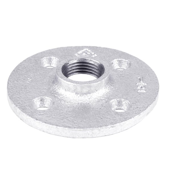 B & K STZ Industries 1/2 in. FIP each Galvanized Malleable Iron Floor Flange 311UPF-12